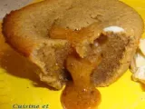 Recette Moelleux au praliné et quenelle de pomme au mascarpone vanillé